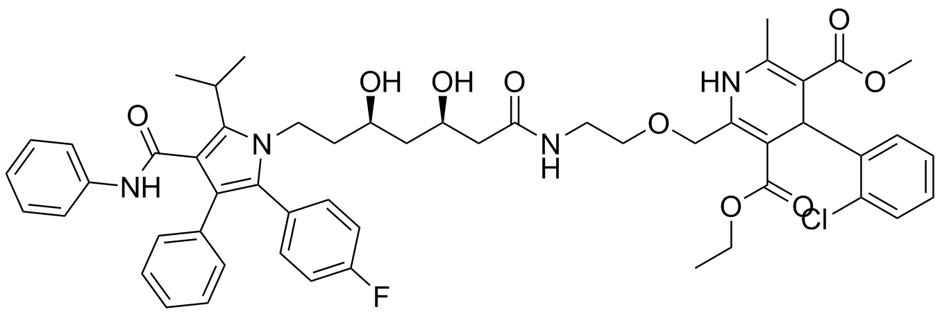 Atorvastatin–amlodipine adduct